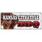 Signmission KANSAS CITY STYLEBBQ BANNER SIGN beef brisket ribs pork barbque open B-120 Kansas City Style BBQ - alternate 1